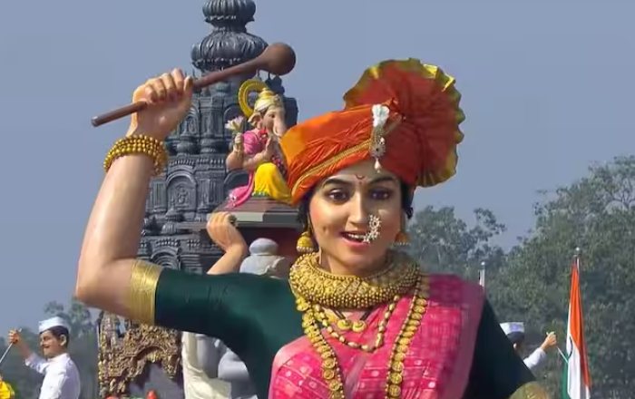 77th Republic Day : चित्ररथात महाराष्ट्राची संस्कृती, परंपरा आणि गणेशोत्सवाचा उत्सव