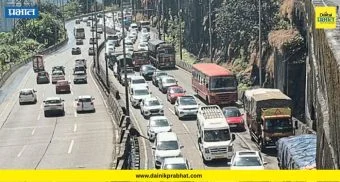 Borghat Traffic Update : खंडाळा घाटात अनेक गाड्या पडल्या बंद; सात ते आठ किमीपर्यंत वाहनांच्या रांगा