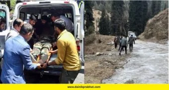 Jammu and Kashmir: लष्कराचे वाहन 400 फूट खोल दरीत कोसळले: 10 जवान शहीद, 11 गंभीर जखमी