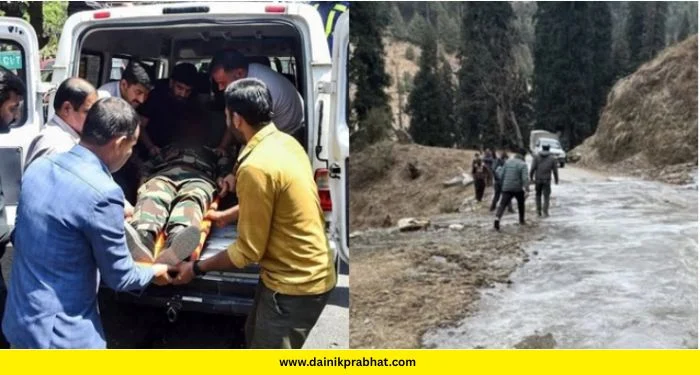 Jammu and Kashmir: लष्कराचे वाहन 400 फूट खोल दरीत कोसळले: 10 जवान शहीद, 11 गंभीर जखमी