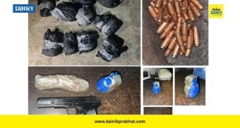 Panjab Police : अमृतसरमध्ये शस्त्रास्त्रांसह ड्रग्ज जप्त; पाकिस्तानी तस्करांचा मोठा कट उधळला