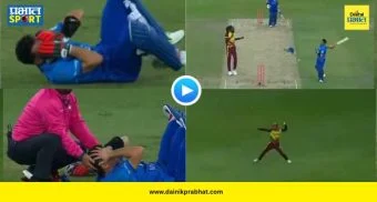 Rahmanullah Gurbaz Injury : धक्कादायक! फिल्डरने मारलेल्या थ्रोने रहमानउल्ला गुरबाजला गंभीर दुखापत, पाहा VIDEO