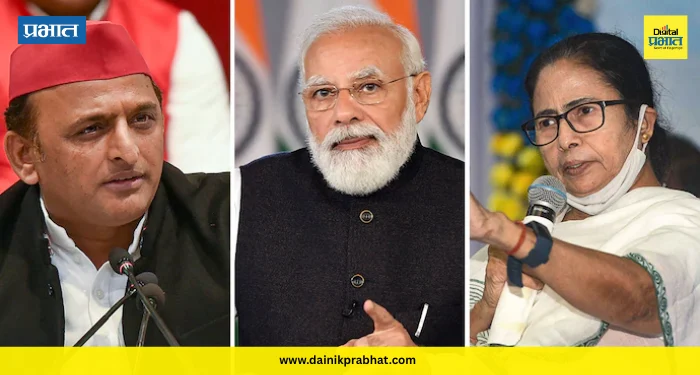 Akhilesh yadav : “भाजपला खऱ्याअर्थी कुणी आव्हान देत असतील, तर त्या ममता आहेत..”; अखिलेश यांनी केली प्रशंसा