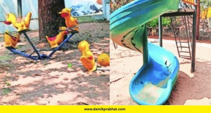PCMC Garden : स्मार्ट वाकडचा ‘भकास’ चेहरा! लाखो रुपये खर्चूनही संत सावता माळी उद्यानाची दुरावस्था..पाहा
