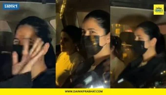 Katrina Kaif : कतरिना कैफ आई झाल्यानंतर पहिल्यांदाच कॅमेऱ्यात कैद; व्हिडिओ व्हायरल