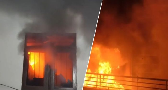 Fire Breaks Out: