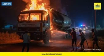 Shirur Crime : कामावरून काढल्याचा राग अन् गॅस टँकरला लावली आग! सणसवाडीत चालकाचे भयानक कृत्य
