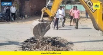 Karjat Murbad Road : उपोषण जाहीर होताच यंत्रणा हलली; कर्जत-मुरबाड राज्य मार्गावर अखेर 'खड्डेमुक्ती'चे काम सुरू