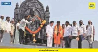 Jayanti Junnar : आणे गावात शिवजयंतीचा जल्लोष; मनोज जरांगे पाटलांकडून शिवरायांच्या पुतळ्याला पुष्पहार अर्पण