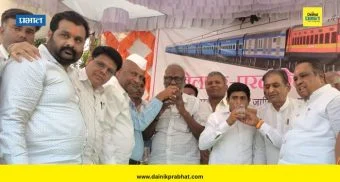 Newasa News : कुकाण्यातील रेल्वे समितीचे उपोषण स्थगित! खासदार भाऊसाहेब वाकचौरेंनी केली मध्यस्थी