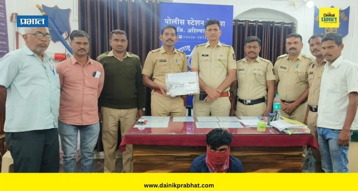 Newasa News : नेवासे पोलिसांची मोठी कारवाई! तब्बल ‘एवढ्या’ लाखांचा मुद्देमाल जप्त करत आरोपीला ठोकल्या बेड्या