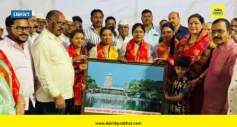 Wagholi News : पुण्याच्या महापौर मंजुषा नागपुरे यांनी घेतले वाघेश्वराचे दर्शन