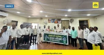 Newasa News : दैनिक प्रभात परिवाराच्या उपस्थितीत नेवासे नगरपंचायत कार्यालयात राष्ट्रसंत गाडगेबाबा यांची जयंती साजरी