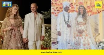 Shikhar Dhawan Wedding : 'गब्बर' पुन्हा चढला बोहल्यावर! शिखर धवनने सोफी शाइनशी बांधली लग्नगाठ; दिल्लीत पार पडला विवाह सोहळा