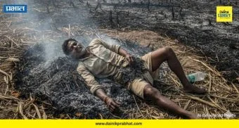 Daund News : पाचट पेटवणं बेतलं जीवावर! ऊन आणि आगीच्या भडक्यामुळे शेतकऱ्याचा आगीत कोसळून दुर्दैवी मृत्यू