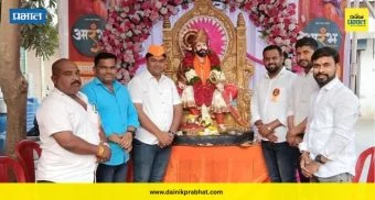 जामखेडमध्ये शिवजयंतीचा उत्साह! शिवरायांचा आदर्श ठेवून आरंभ फाउंडेशनचे कार्य कौतुकास्पद : आकाश बाफना