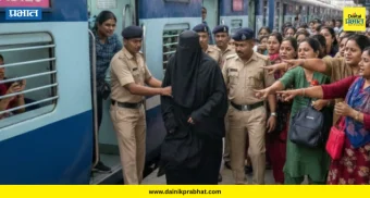 Mumbai Local Train : लोकलमध्ये महिलांच्या डब्यात बुरखा घालून प्रवास करणाऱ्याला अटक