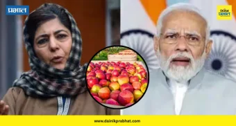 Mehbooba Mufti : "अमेरिकन सफरचंदांवर ५० टक्के आयात शुल्क लावा"; मेहबूबा मुफ्तींची पंतप्रधान मोदींकडे मागणी