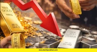 Gold-Silver Price Crash: पुन्हा एकदा घसरण ! चांदी अचानक ₹२४,००० ने घसरली तर सोन्यात 'एवढ्या' रुपयांनी घट