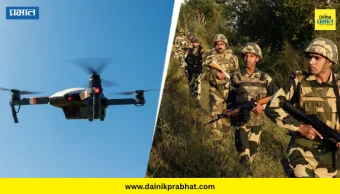 Jammu and Kashmir : पाकिस्तानी ड्रोनच्या पुन्हा घिरट्या; लष्कराकडून जोरदार गोळीबार