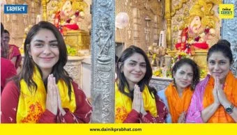 Mrunal Thakur : मृणाल ठाकूरने घेतलं दगडूशेठ हलवाई गणपतीचं दर्शन; शेअर केली मराठीत पोस्ट