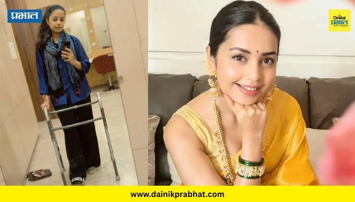 Shivani Rangole: अभिनेत्री शिवानी रांगोळेने पायाला दुखापत असतानाही पूर्ण केला नाटकाचा प्रयोग; पोस्ट शेअर करत म्हणाली…
