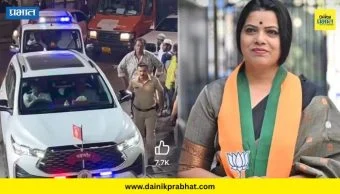 Ritu Tawde : मुंबईच्या महापौर पुन्हा एकदा चर्चेत! गाडीवर लावलेल्या लाल-निळ्या दिव्यांमुळे वाद; उबाठाचे आमदार म्हणाले...