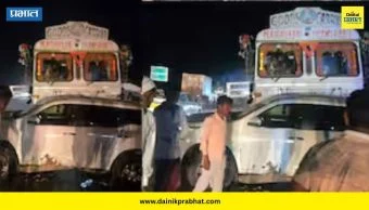 Dhananjay Sawant : माजी मंत्र्याच्या पुतण्याचा बारामतीजवळ अपघात; भाजपमध्ये पक्ष प्रवेश करुन परतताना घडली घटना