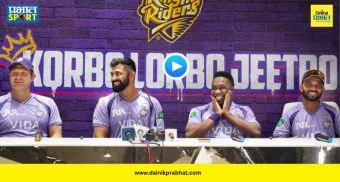 Dwayne Bravo Controversy : 'माझ्या घरी दोन गर्लफ्रेंड...', पत्रकार परिषेदत ब्रावोची जीभ घसरली अन् अंजिक्यने माईक सुरुय म्हणत सावरलं