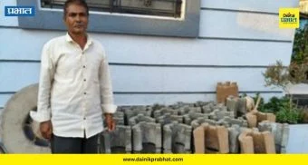 Junnar News : ग्रामीण भागात पुन्हा 'चूल' पर्व सुरू; ४० वर्षांपासून कला जोपासणाऱ्या कारागिराला आले सुगीचे दिवस