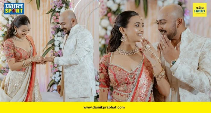 Prithvi Shaw Engagement : पृथ्वी शॉ ‘क्लीन बोल्ड’! आकृती अग्रवालसोबत गुपचूप उरकला साखरपुडा; दोघांचे रोमँटिक फोटो व्हायरल
