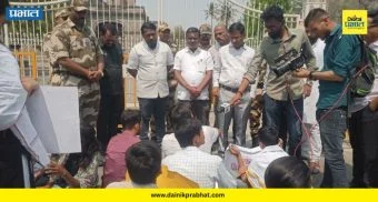 SPPU News : पुणे विद्यापीठात अन्नाचा दुष्काळ? मेसमध्ये फक्त वरण-भात; संतप्त विद्यार्थ्यांचे रिफेक्टरीसमोर आंदोलन