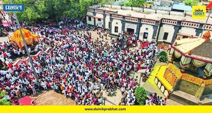 Shikrapur News : वढू – तुळापुरात लोटला शंभूभक्तांचा सागर! शंभूराजांच्या ३३७ व्या बलिदान दिनानिमित्त अलोट गर्दी