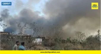 Songaon Garbage Fire : ठेकेदार कंपनीविरोधात पोलिसांकडे तक्रार! आरोग्य विभागाकडून कार्यवाही, तालुका पोलिसांनी घेतली दखल