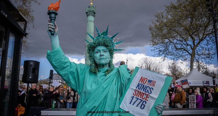 USA No Kings Protest: