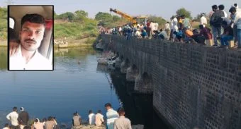 Hingoli Accident News : काळाचा घाला! अरुंद पूल ठरला जीवघेणा; पिकअप व्हॅन नदीपात्रात कोसळून एकाचा दुर्दैवी मृत्यू