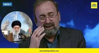 Khamenei Death Confirmation: खामेनींच्या मृत्यूची बातमी दिल्यानंतर टीव्ही अँकरला अश्रू अनावर  ; व्हिडिओ पहा