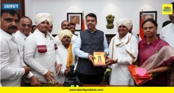 Newasa: आषाढी पालखी सोहळ्यापूर्वी नेवासा संस्थानच्या विश्वस्तांनी घेतली मुख्यमंत्री फडणवीसांची भेट; वारकऱ्यांसाठी सुविधांची मागणी