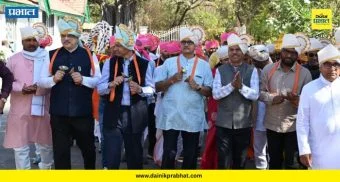 SPPU: मराठी सर्व क्षेत्रांत ज्ञानभाषा व्हावी; कुलगुरू डॉ. गोसावी यांचे प्रतिपादन, ग्रंथदिंडी व काव्यसंमेलनाने मराठी भाषा गौरव दिन साजरा