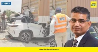 Ashok Kharat Case : खरात प्रकरणात मोठी खळबळ! निकटवर्तीयाचा समृद्धी महामार्गावर अपघाती मृत्यू; पत्नीही दगावली