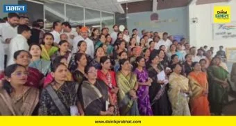PCMC BJP Slogan : "अरे या सरकारचं करायचं काय, खाली डोकं वर पाय.." भाजप नगरसेवकांची जीभ घसरली