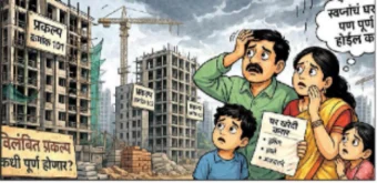 Construction projects: शहरातील गृहप्रकल्पांभोवती डीपीचा फेरा