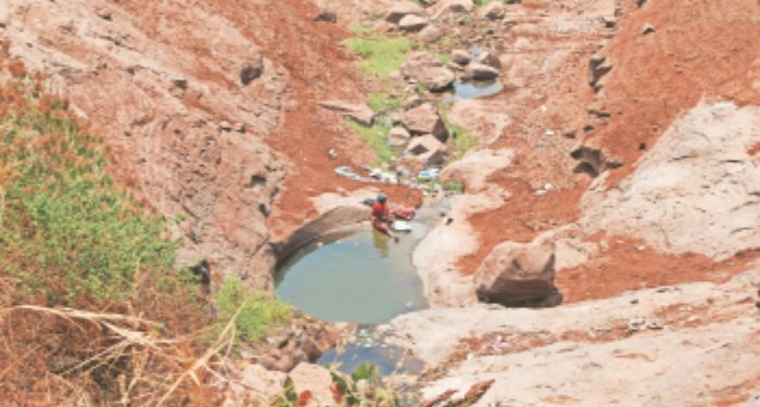 Dimbhe dam water level