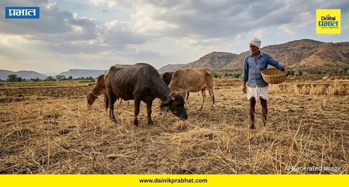 Grass Shortage : मावळात तणनाशकांचा विळखा! नैसर्गिक गवत नष्ट झाल्याने पशुधन धोक्यात; धक्कादायक वास्तव समोर