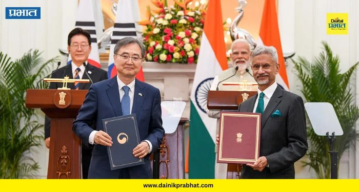 India – South Korea: भारत आणि दक्षिण कोरियामध्ये ऐतिहासिक सहकार्य; तंत्रज्ञान, जहाजबांधणी आणि संरक्षण क्षेत्रातील संबंधांना नवी दिशा