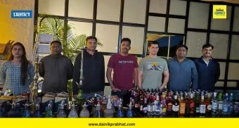 Pune News : विमाननगरमधील अ‍वैधरित्या सुरू असलेल्या हुक्का पार्लरवर गुन्हे शाखेचा छापा