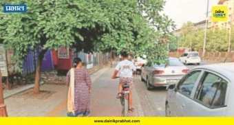 Footpath Obstruction : स्मार्ट सिटीच्या पदपथांवर झाडांचे 'आक्रमण'; तक्रारी करूनही प्रशासन सुस्त