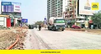 Pimpri Chinchwad : रस्ता आहे की मृत्यूचा सापळा? अवजड वाहनांची वर्दळ आणि अर्धवट काम; पुनावळ्यात संतापाची लाट