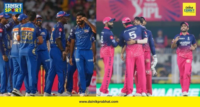 RR vs MI : गुवाहाटीत रंगणार ‘महायुद्ध’! राजस्थान विजयाची हॅट्ट्रिक साधणार की मुंबई करणार पलटवार? पाहा ‘हेड-टू-हेड रेकॉर्ड