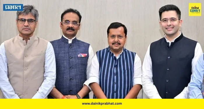 AAP Crisis : भाजपमध्ये प्रवेश केलेले 7 खासदार अपात्र ठरणार? कायदा काय सांगतो?